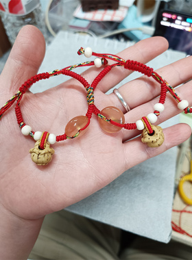 宝宝成人青鱼石桃核民族风防惊吓