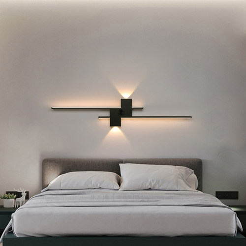 床头玄关背景墙北欧极简现代