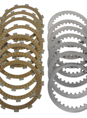 适用川崎ZZR250配件EL250纸基片GPZ400西风400摩托车离合器片钢片