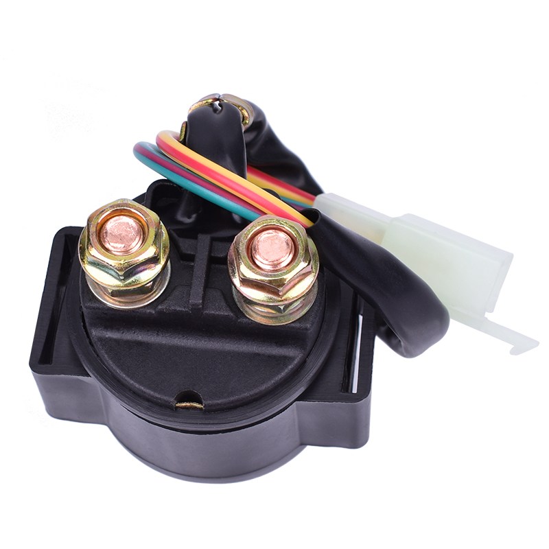 适用本田铃木川崎雅马哈踏板摩托车继电器12V马达启动器通用配件