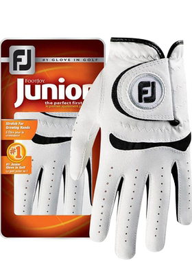 Footjoy高尔夫手套儿童JUNIOR羊皮手套透气耐磨FJ青少年手套单只