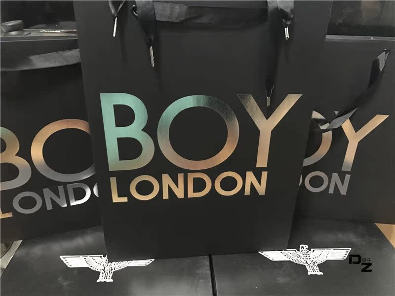 英版BOY LONDON专柜手提袋礼品袋购物免费领取【不单卖袋子】