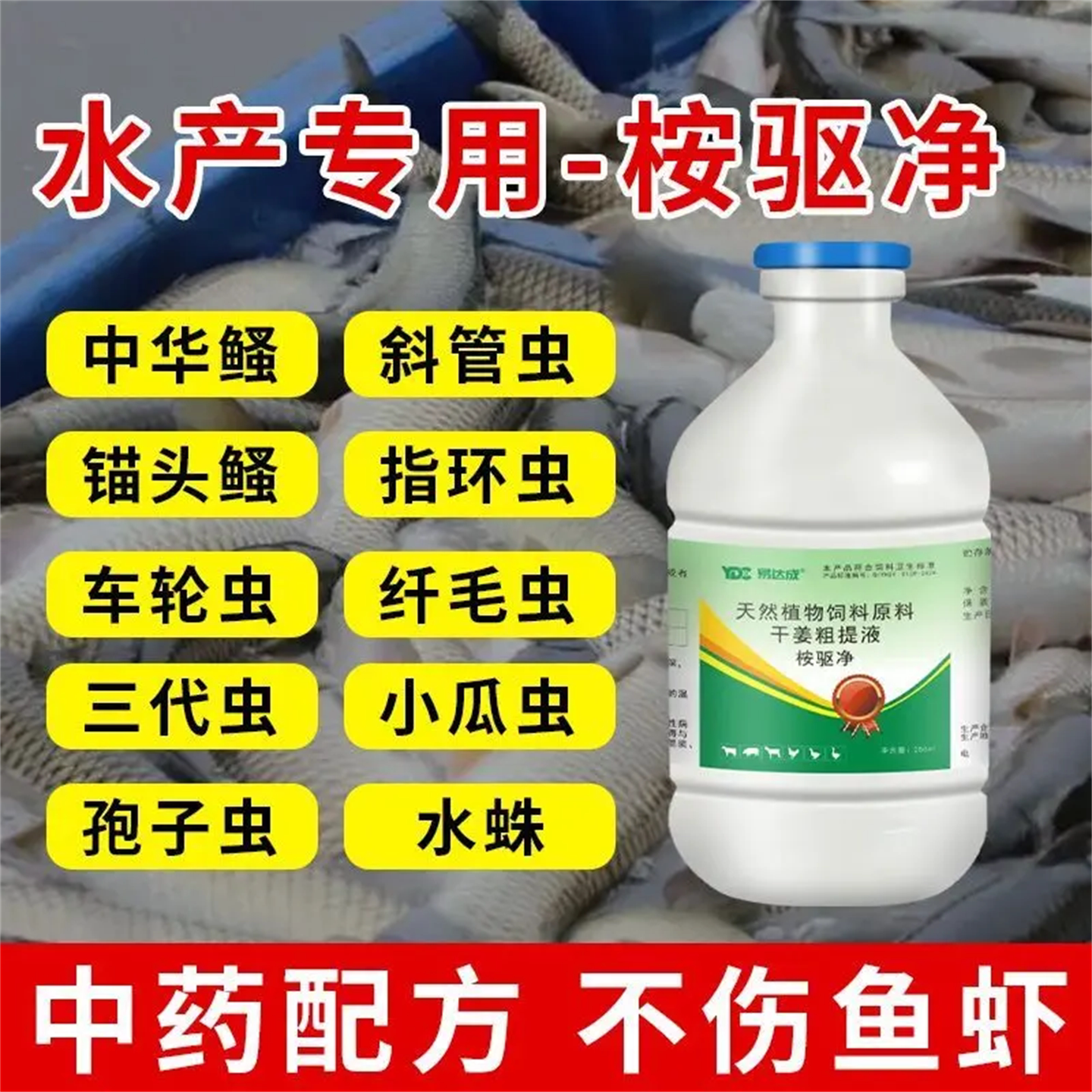 桉驱净水产养殖双袪植物提取