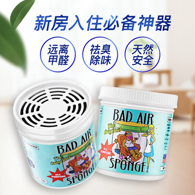 美国Bad Air Sponge空气净化器除甲醛新汽车新房除异味甲醛清除剂