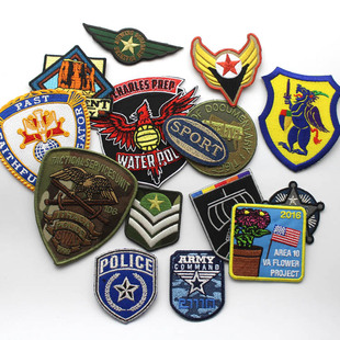 熨烫背胶刺绣布贴补丁贴衣服贴装 饰辅料补洞军迷户外运动标识A544