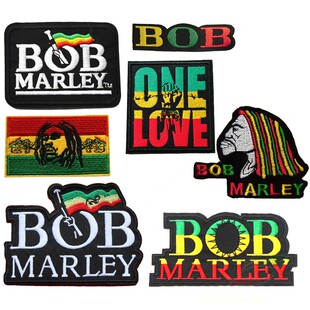 熨烫摇滚乐队背胶布贴B618徽章衣服补丁补洞贴朋克乐队DIY辅料