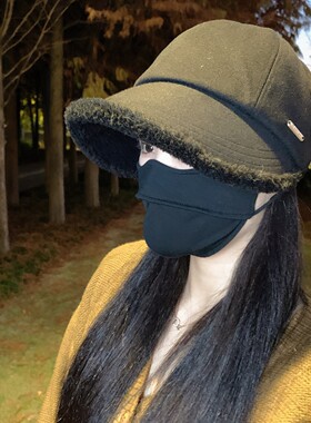 赵露思渔夫帽遮阳帽秋冬季加厚马