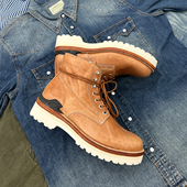 uncle 休闲厚底增高固特异手工马油皮潮鞋 gui 新款 男 26aw visvim