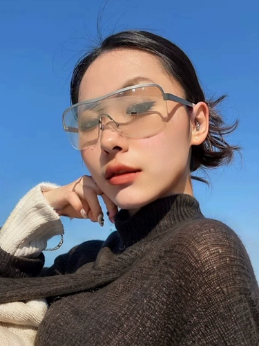 Большие ветрозащитные солнцезащитные очки подходит для мужчин и женщин, 2 карат, защита от ультрафиолета