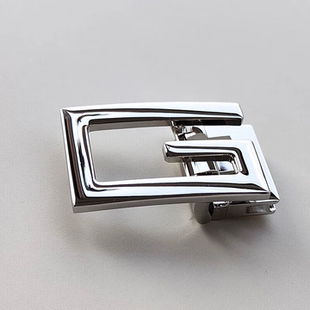 适用于古驰皮带扣替换男纯铜G字头打孔裤腰带扣头卡子配件单卖3.5