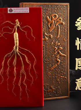 东北特产高端长白山人参移山参非野山参林下山参礼盒正品