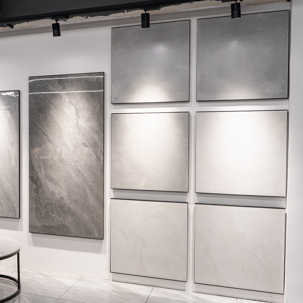 四面包边铝合金极窄包边瓷砖展架