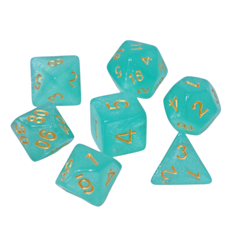 多面数字骰子儿童教具色子配件