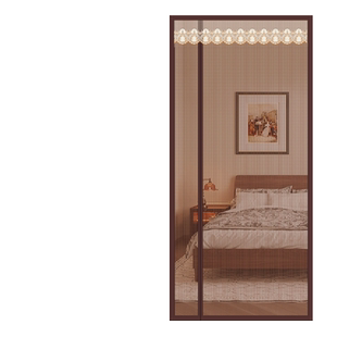 防蚊门帘夏季家用魔术贴金刚网纱门窗卧室侧开隔断蚊帐全磁条自吸