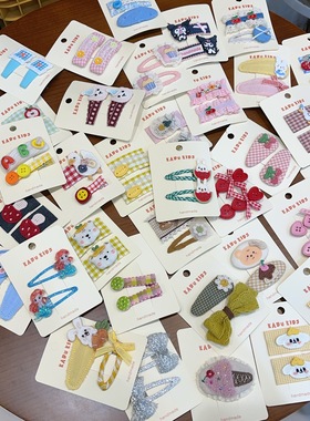 满两件包邮发夹刘海夹卡碎发夹子侧边bb夹边夹精致发卡发饰品女