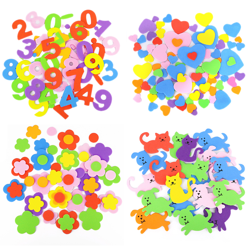 儿童手工制作eva立体小贴片贴画