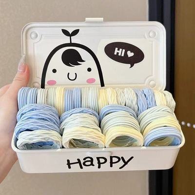 海盐蓝发绳高弹力头绳混