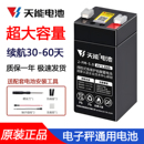 天能4v称重电子秤电池专用通用商用台秤磅秤4伏6伏蓄电池充电器