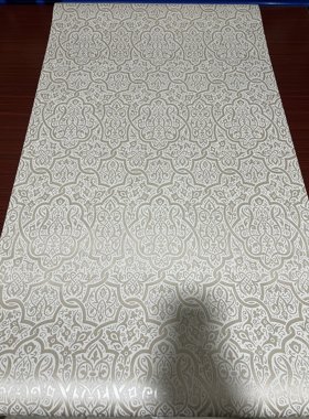 绝版进口墙纸美式壁纸法式轻奢壁纸欧式大马士革客厅卧室纯纸墙纸
