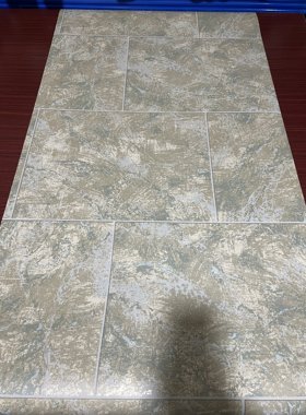 进口美式壁纸深色瓷砖纹大方块几何图案客厅卧室书房玄关纯纸壁纸