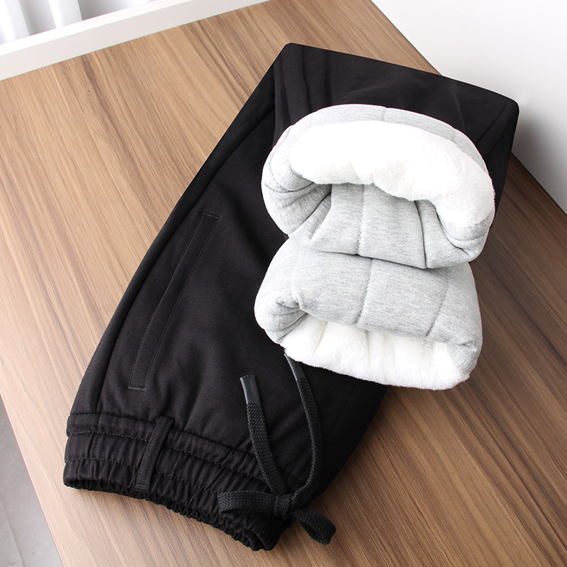 棉裤男士外穿加绒加厚羊毛保暖