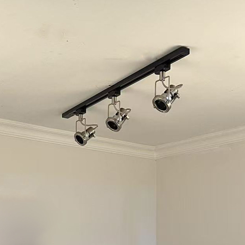 led轨道明装射灯商用服装店客厅电视背景墙包斯豪复古工业风射灯,家装灯饰光源,明装射灯,淘宝优惠券,粉丝福利购,淘宝优惠卷