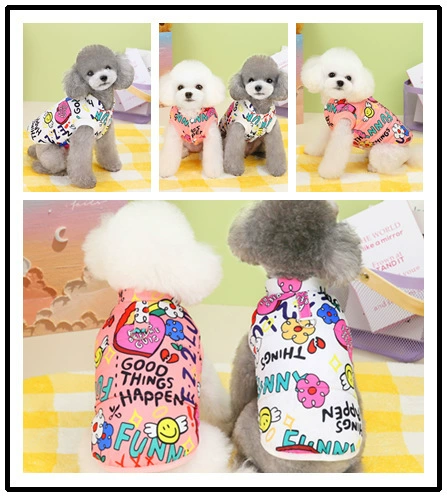 Домашняя одежда собака осень и зимняя одежда Тедди Бишон медведь маленькая собака и кошка сгущенное теплый хлопковый пальто зимний красочный жилет