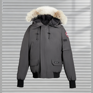 大鹅羽绒服01飞行员夹克冬季新款保暖加厚连帽短款男女带毛领外套
