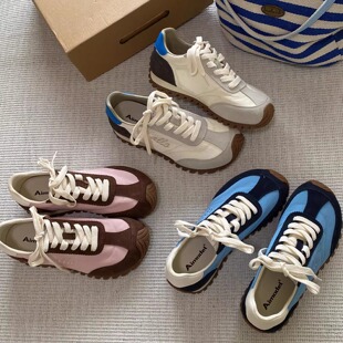 百搭运动休闲板鞋 真皮阿甘鞋 女2026新款 春季 软底轻便跑步小白布鞋