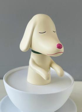 创意卡通狗公仔茶杯犬装饰样板间儿童房电视柜咖啡馆潮流软装摆件