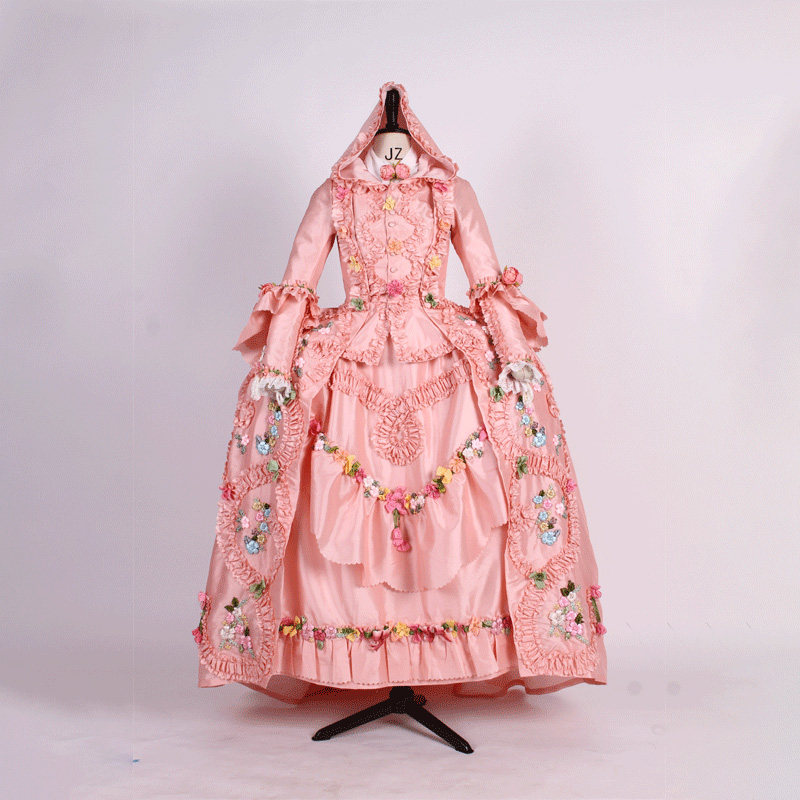 定制欧式复古裙冬季罗布法袍华丽款万圣节礼服舞台装cosplay