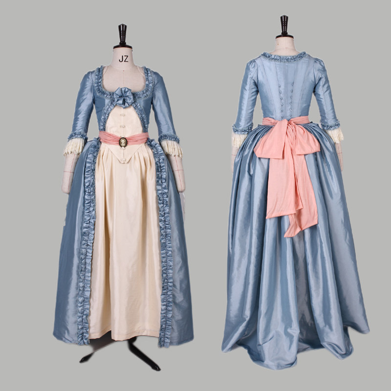 欧式复古裙 洛可可英式女袍 礼服 公主裙万圣节服舞台装cosplay