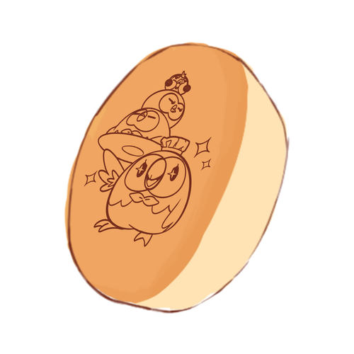 宝可梦现货捏捏大面包同人pokemon食玩