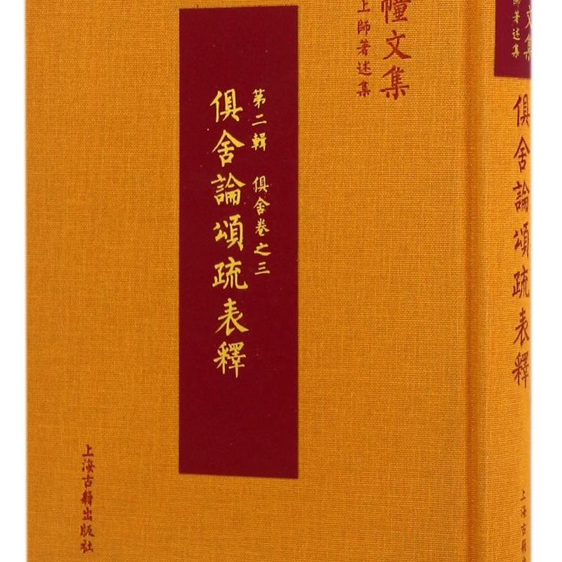 俱舍论颂疏表释(智敏上师著述集)(精)/法幢文集