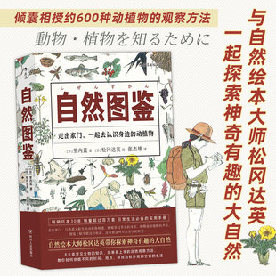 现货 绘本大师松冈达英绘 自然观察入门手册动植物科普百科生活图鉴系列 正版 自然图鉴 观察方法 新华书店 600种动植物