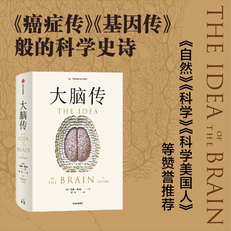 大脑传 精装版 马修·科布 中信出版社 基础医学 9787521738902新华正版