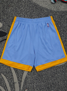 美潮街头 MITCHELL&NESS 洛杉矶湖人联名2001-02赛季复古篮球短裤