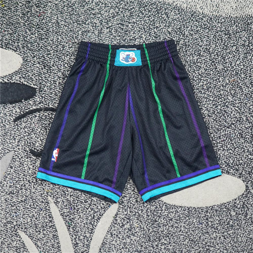 美潮街头 MITCHELL&NESS 夏洛特黄蜂联名92-93赛季复古篮球短裤