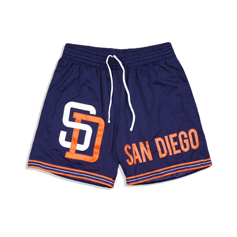 美潮街头 MITCHELL&NESS 圣地亚哥教士队联名限定复古篮球短裤