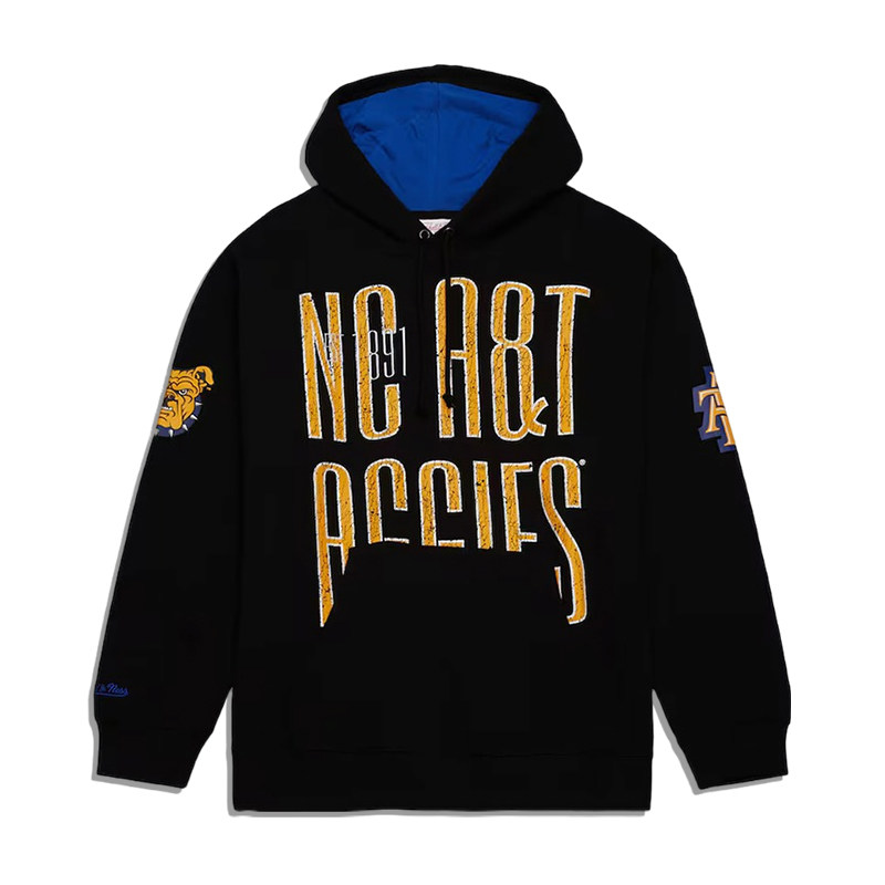 正品美潮 mitchell&ness X NCAA北卡罗来纳大学联名街头宽松卫衣