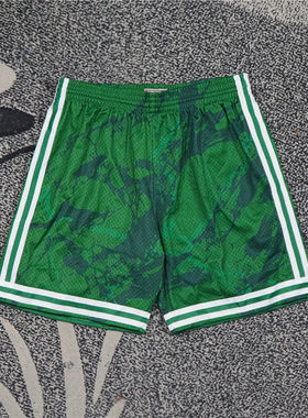 美潮街头 MITCHELL&NESS 凯尔特人联名限定85-86赛季复古篮球短裤