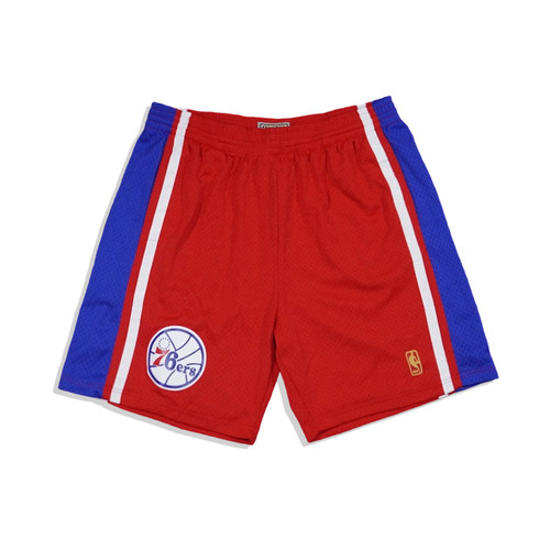 美潮街头 MITCHELL&NESS 费城76人联名限定96-97赛季复古篮球短裤