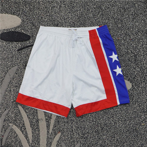 美潮街头 MITCHELL&NESS 新泽西篮网联名2005-06赛季复古篮球短裤