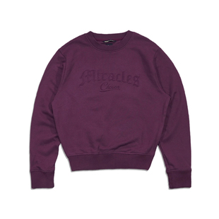 正宗美潮设计师 CHOSEN 街头宗教风休闲圆领毛圈宽松套头卫衣