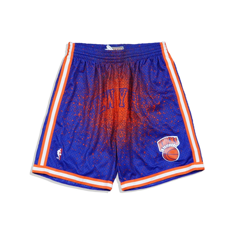 美潮街头 MITCHELL&NESS 纽约尼克斯联名限定复古宽松篮球短裤