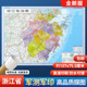 星球地图出版 2024新版 社 76cm 交通旅游家用 浙江省地图贴图膜图 双面覆膜107