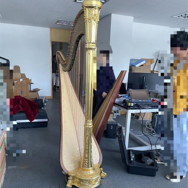 乐器竖琴三维扫描建模逆向测绘抄数图片