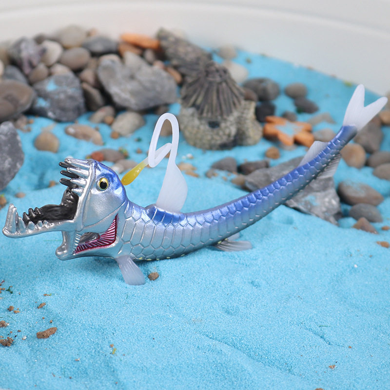 儿童认知仿真海洋生物动物模型深海实心毒蛇鱼蝰鱼蝰蛇鱼摆件