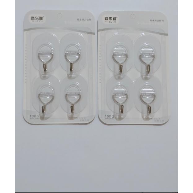 挂钩粘胶墙壁挂物无痕免打孔厨房浴室门后挂钩墙上粘钩