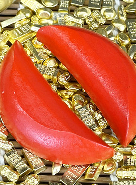 圣杯卦茭杯桃木圣杯文玩摆件创意中式红色圣杯阴阳杯家用摆件